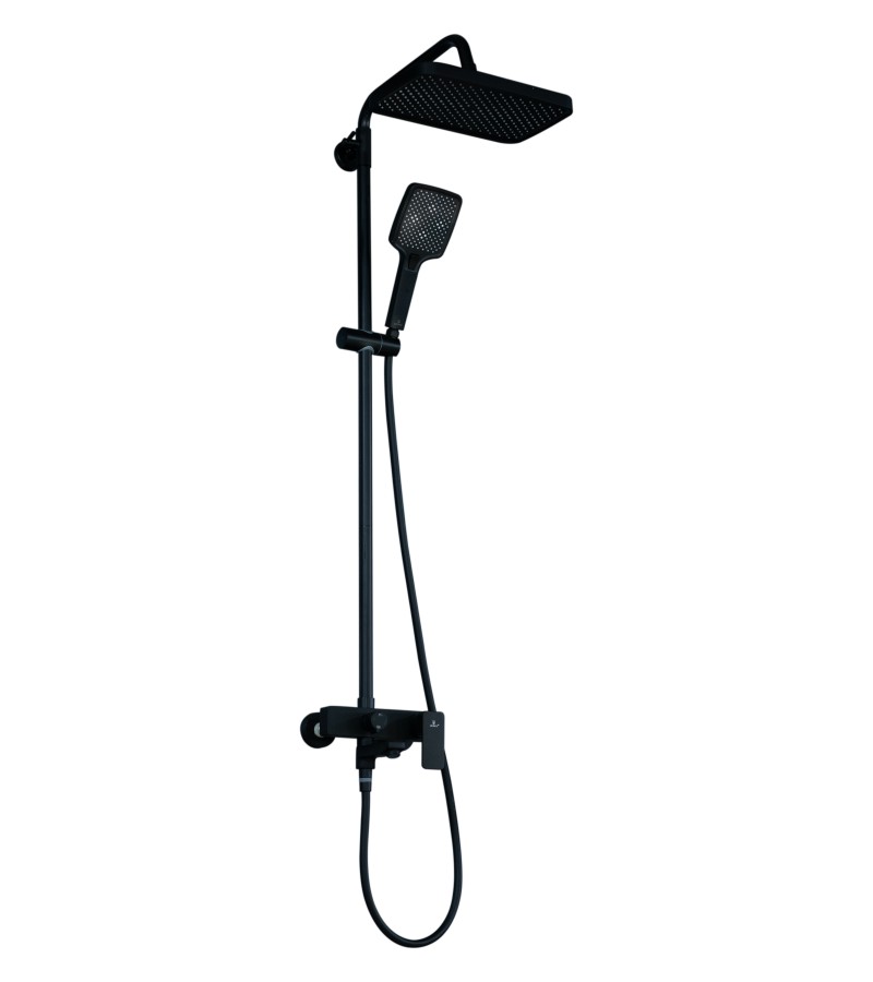 დიდი დუშის კომპლექტი  შემრევით   LM-5899BK  BLACK   LEOMIX
