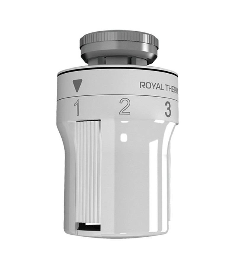 თერმოსტატიკური თავი  M30*1.5  თეთრი  მწარ. Royal Thermo