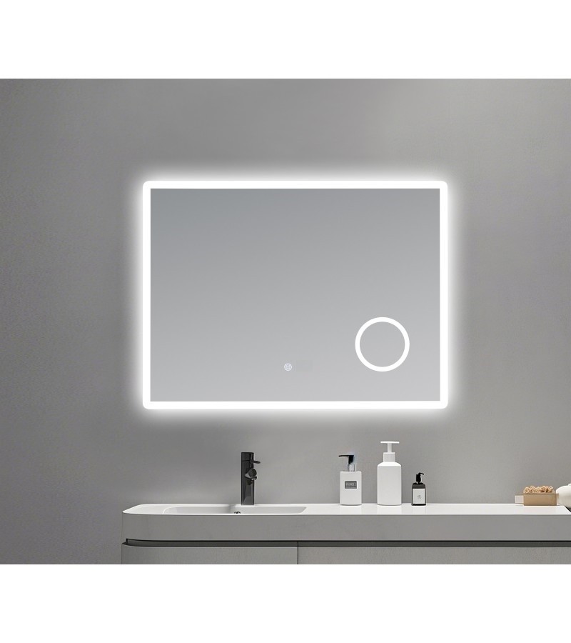 სარკე  LED განათებით  80*50  Touch Switch  #NC061  5000K