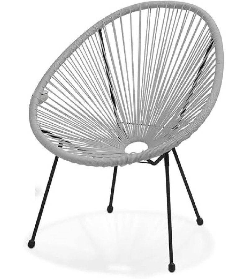 სკამი გარე  FC1039 ზომა: D78*W72*H89cm - 19x1.2mm ფერი: GREY 