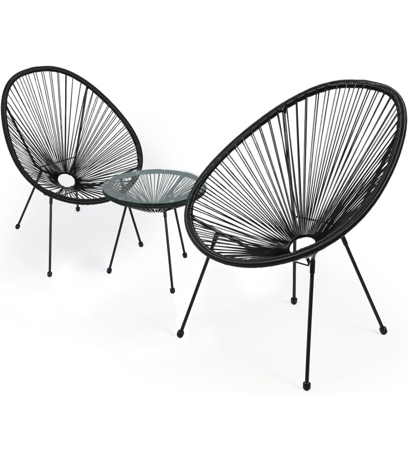 გარე მაგიდა  FS1039T  ზომა: φ46*H45cm-19x1.2mm  ფერი. BLACK
