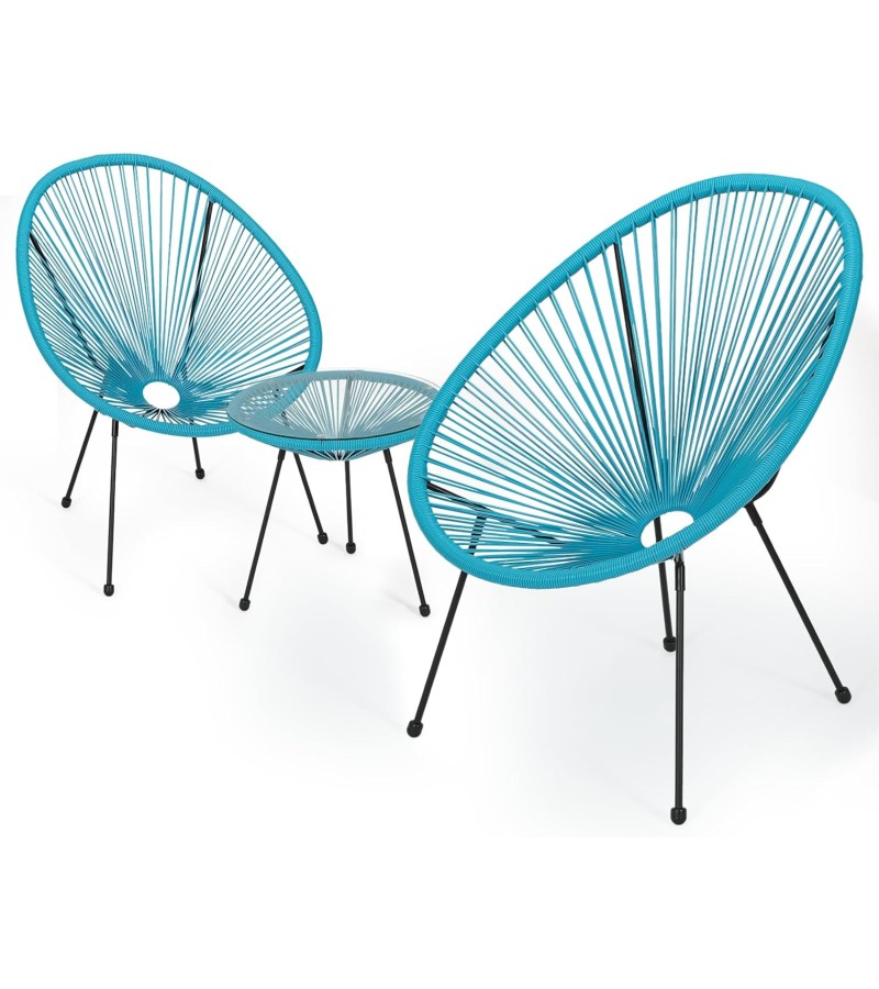 გარე მაგიდა  FS1039T  ზომა: φ46*H45cm-19x1.2mm  ფერი. BLUE