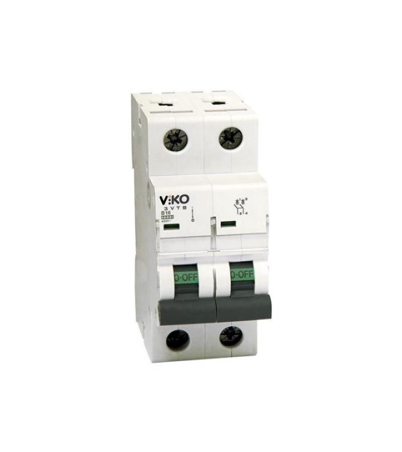 ელექტრო დამცველი  2*16A C  4,5 kA   4VTB-2C16  VIKO