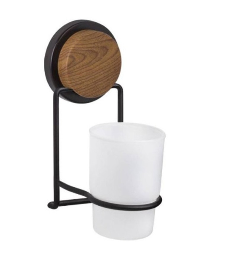 Стекло для ванной MGS-711W Цвет: черный / дерево OKYANUS