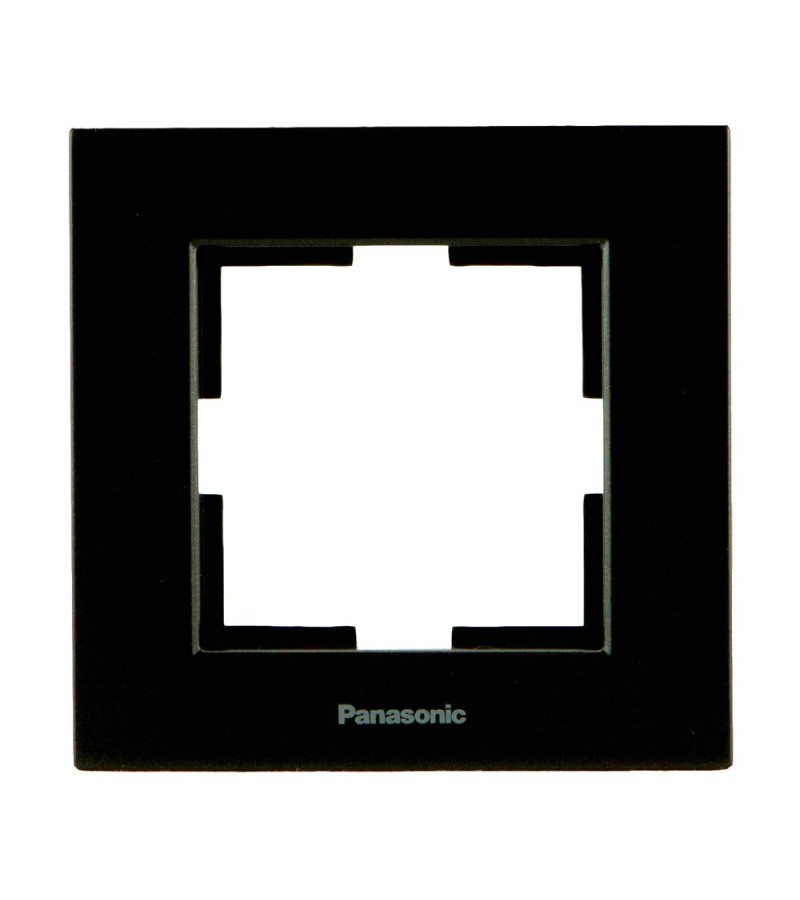 ჩამრთველ-როზეტის კანტი  KARRE PLUS 55 1-ნი  შავი   WDTF18012BL-AMEA  Panasonic