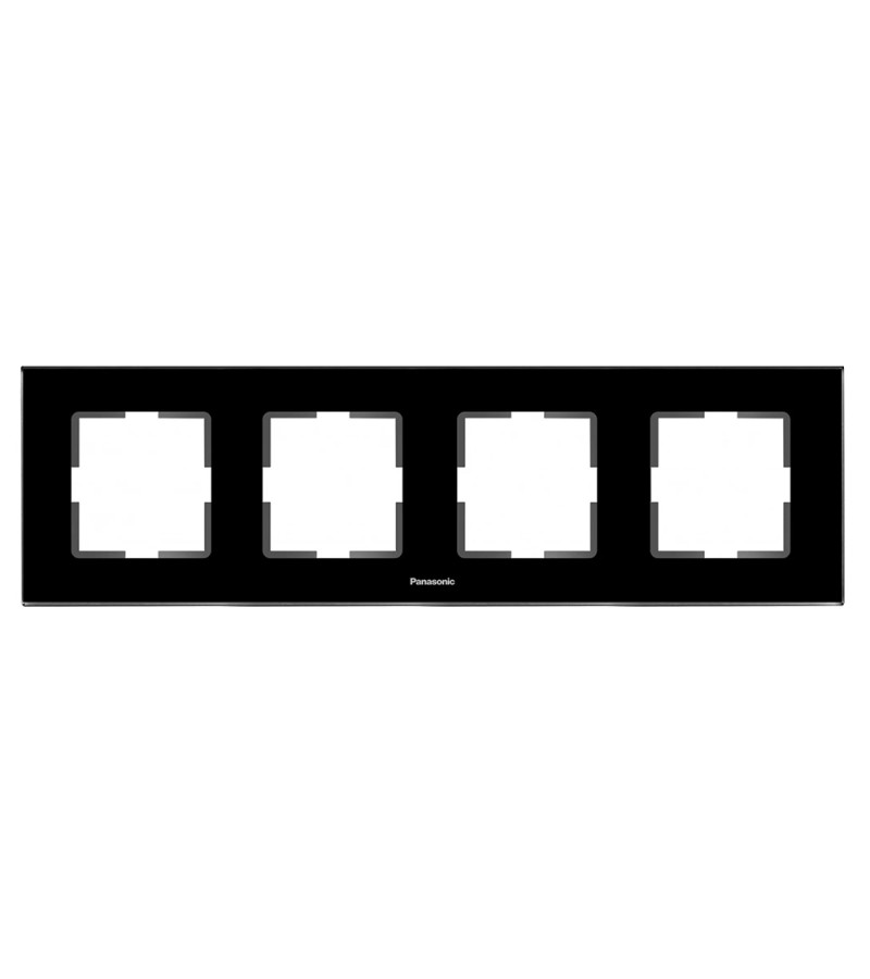 ჩამრთველ-როზეტის კანტი  KARRE PLUS 55 4-ნი  შავიWDTF18042BL-AMEA   Panasonic