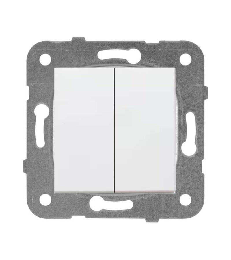 გადამრთველის  მექანიზმი 2-ნი  KARRE  PLUS 55 თეთრი  WDTT00092WH-EU1  Panasonic