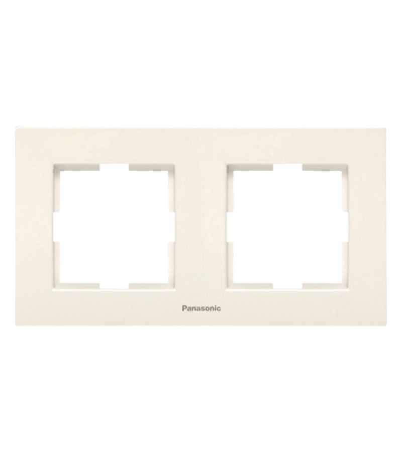 Выключатель-розетка край 2 для него. KARRE PLUS 55 1 кремовый WDTF18092BG-AMEA Panasonic