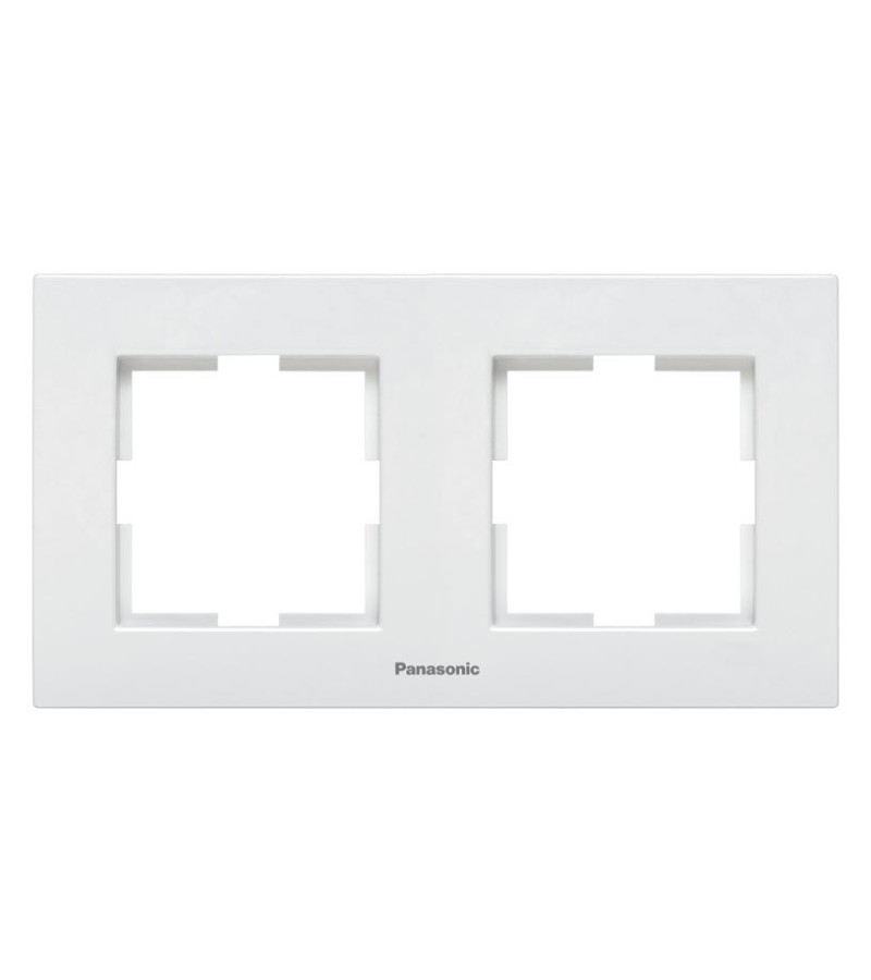ჩამრთველ-როზეტის კანტი KARRE PLUS 55 2-ნი  თეთრი  WDTF18022WH-AMEA   Panasonic