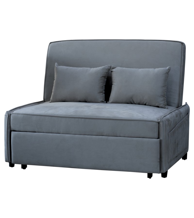 დივანი გასაშლელი (2-ნი) ბალიშით  FSYKS-911-21  ზომა:1.2*89 (1.2*185)  ფერი:Dark Green