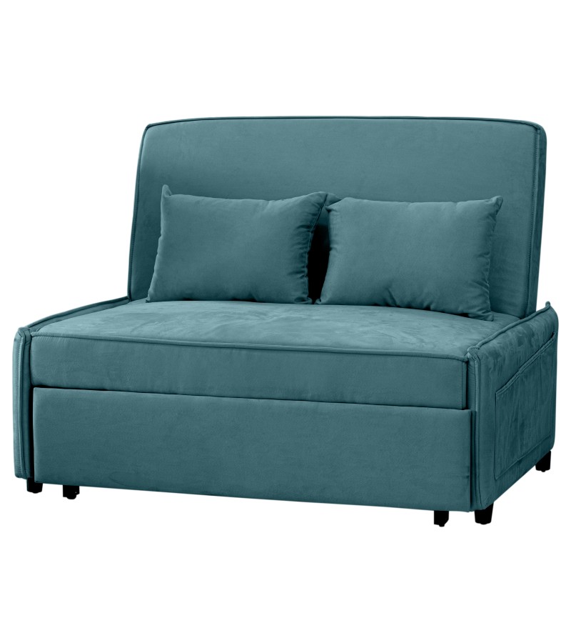 დივანი გასაშლელი (2-ნი) ბალიშით  FSYKS-911-18  ზომა:1.2*89 (1.2*185)  ფერი:Green