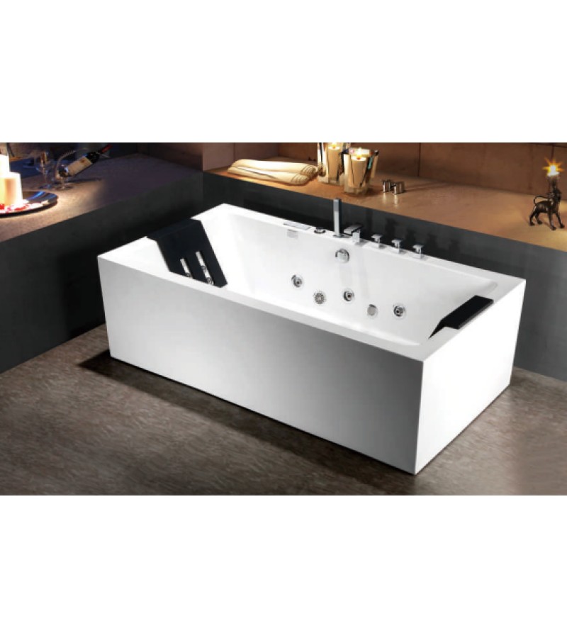 Plastic bathtub Jacuzzi C-3161-13 size. 130*185*58 cm Aokelya