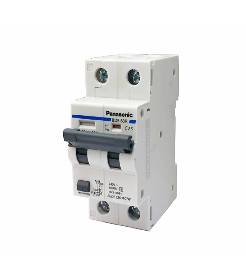 ელექტრო დამცველი   2*63  mA  C/AC  6KA  BBDE26331CNTJ  Panasonic