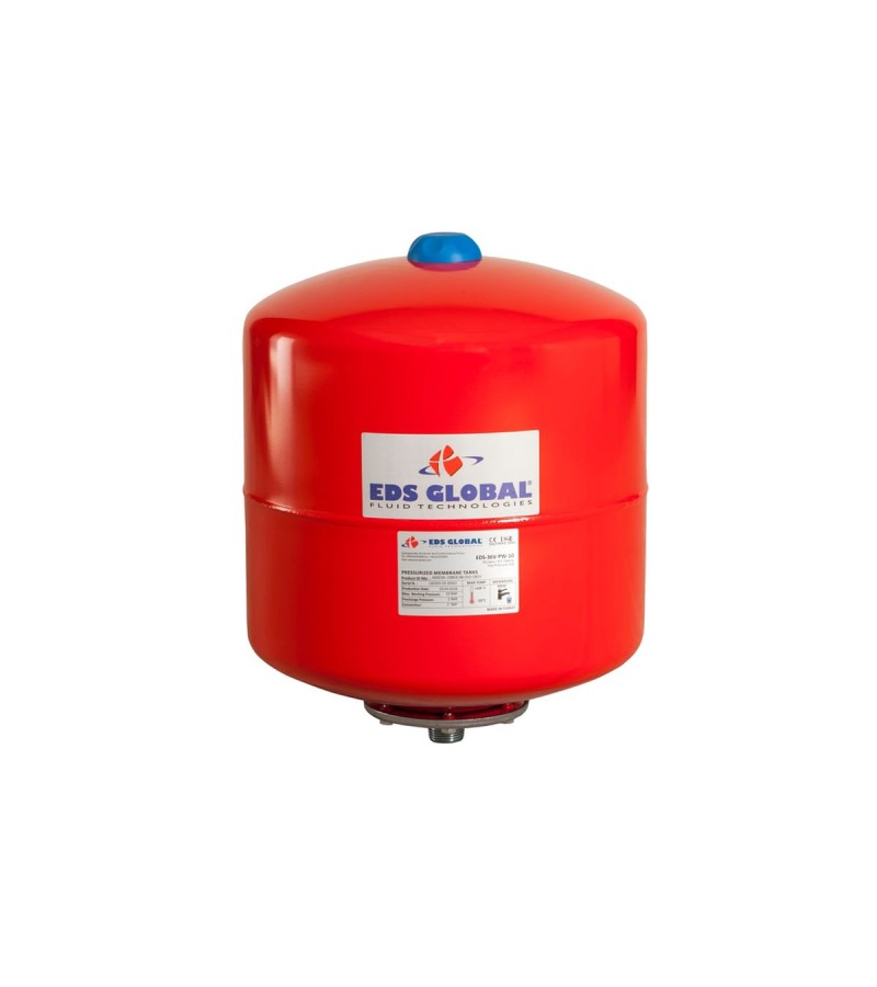 Expansion tank 24 lt vertical.  1 red 10 BAR bitter. EDS PRES