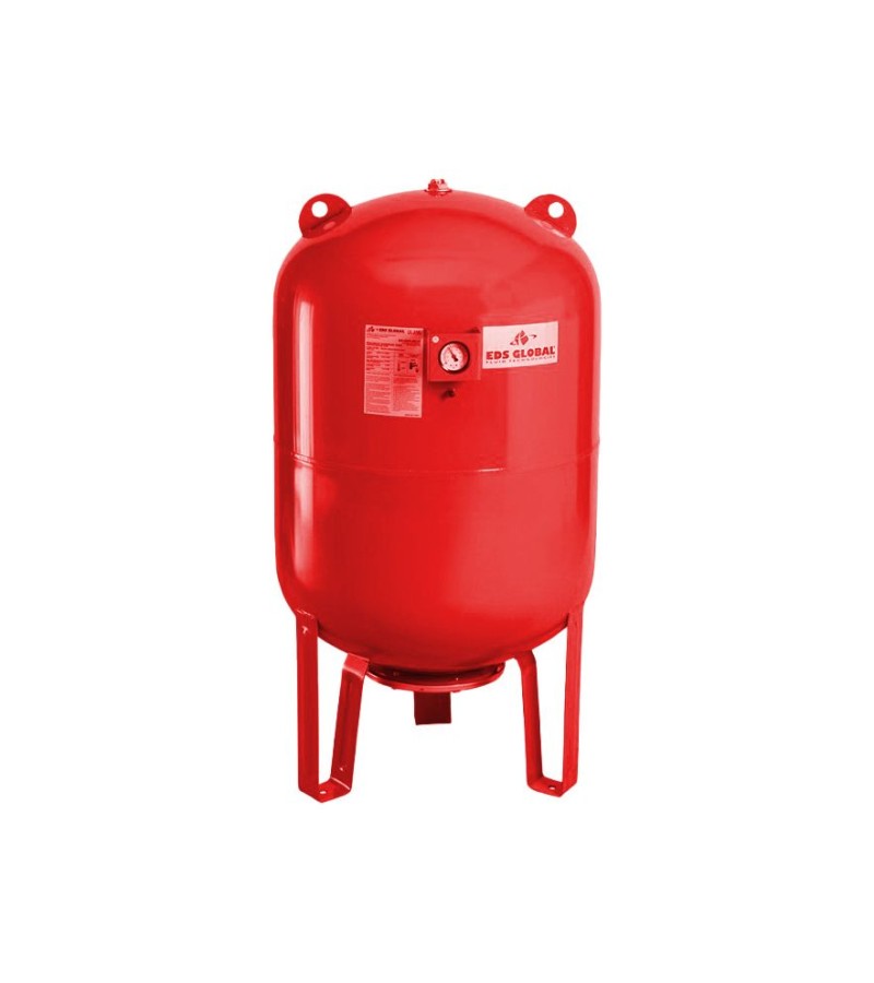 Expansion tank 50 lt vertical. 1 red / foot 10 BAR bitter. EDS PRES