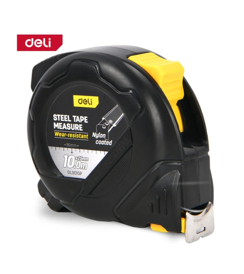 საზომი რულეტი  10მ *25  DL9010P    მწარ.  deli 