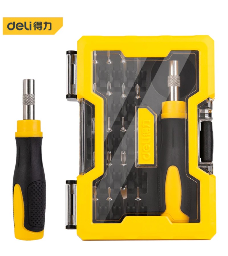 სახრახნისის ნაკრები  21ც  DL1021D   მწარ.  deli 