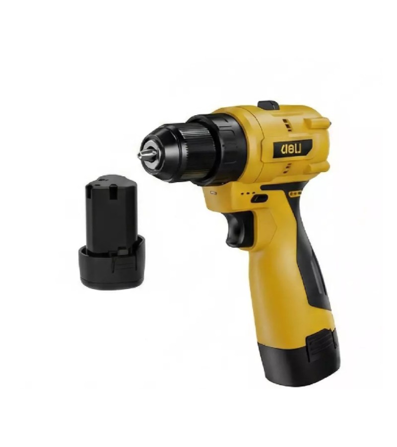 ხრახნდამჭერი (დრელი) ელემენტით  16V 10mm 2,0Ah*2  DC053    მწარ.  deli 