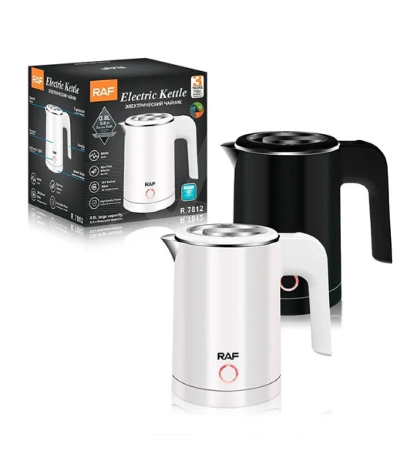 ჩაიდანი ელექტრო  R.7812  0.8ლ   600W   მწარ RAF