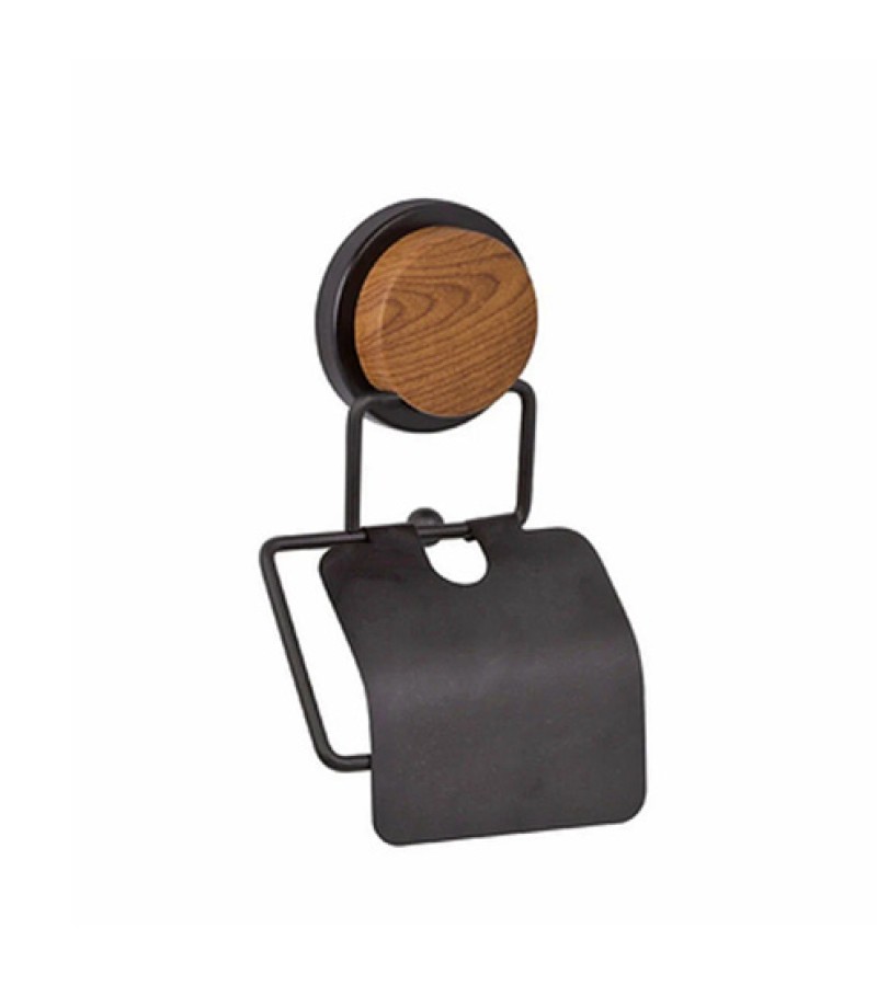 Вешалка для бумаги с чехлом MGS-712W Цвет: черный/дерево OKYANUS