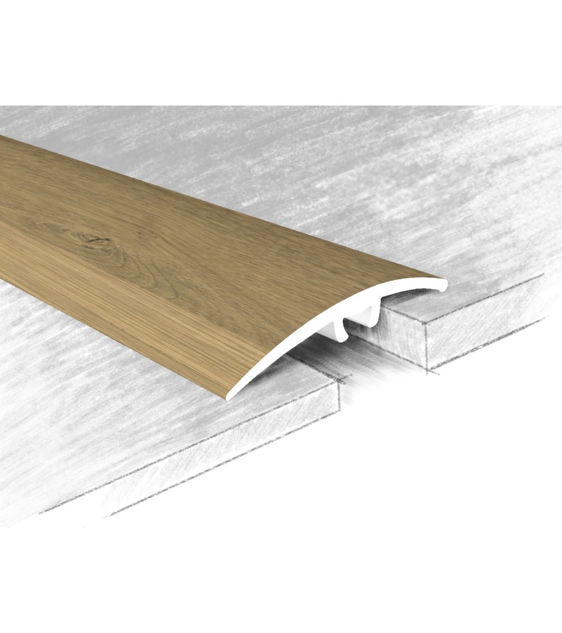 Покрытие ламината алюминиевое самоклеющееся 41 мм #72-415К 0,90 м Дуб Светлый мтр.  КТМ