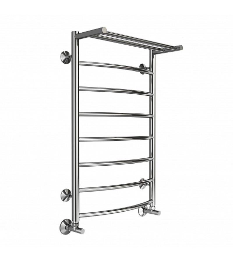 საშრობი ცენტრალური გათბობის  Классик П8 500х800 თაროთი ქრომი  მწარ. TERMINUS