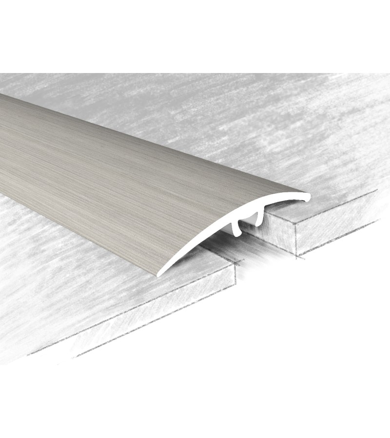 Покрытие ламината алюминиевое самоклеющееся 41 мм #72-618К 0,90 м Дуб Снежный мбр.  КТМ