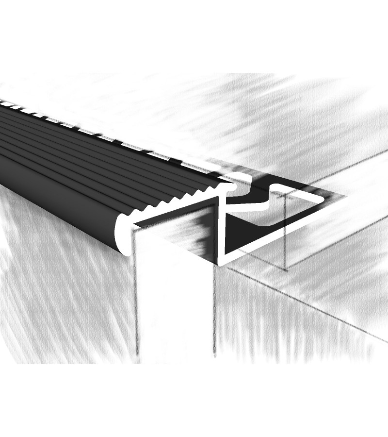 ალუმინის კუთხოვანა   Z   14X10მმ  #352-05М 2,70მ  Черный  მწარ.  KTM