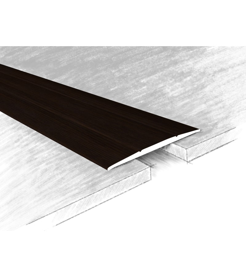 Покрытие ламината алюминиевое самоклеющееся 33мм #150-310К 0,90м Орех Темный мбр.  КТМ