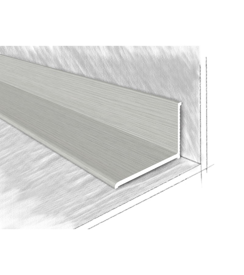 Aluminum inner corner 22,5X12,6mm #2212-301М 2,70m Клен Северный bitter.  KTM