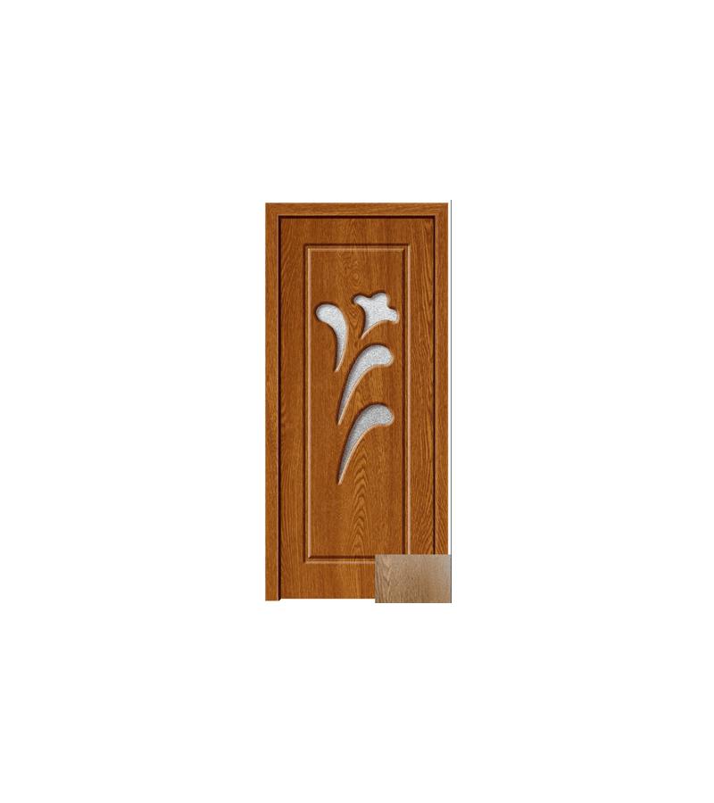 კარი მინით  KM-804 ზომა  215*80*4 ფერი  OAK (1-3)