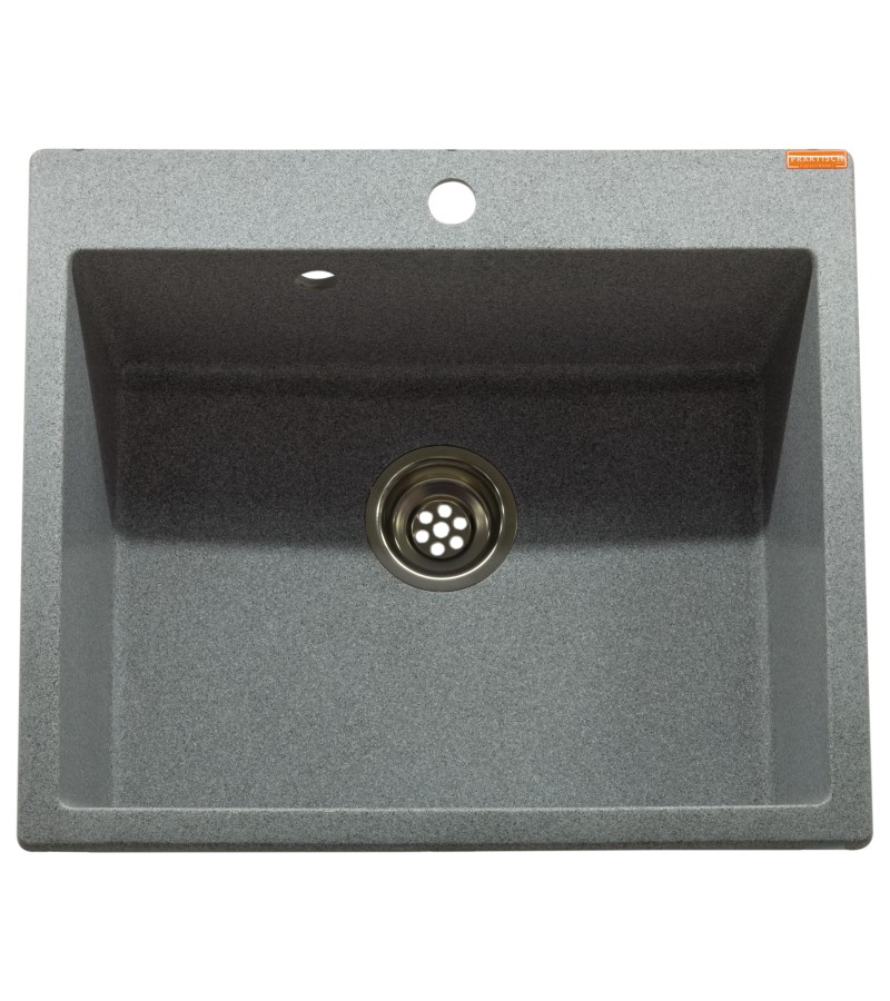 სამზარეულოს ნიჟარა 44/Q8  ფერი: Темно серый  ზომა:440*495*190