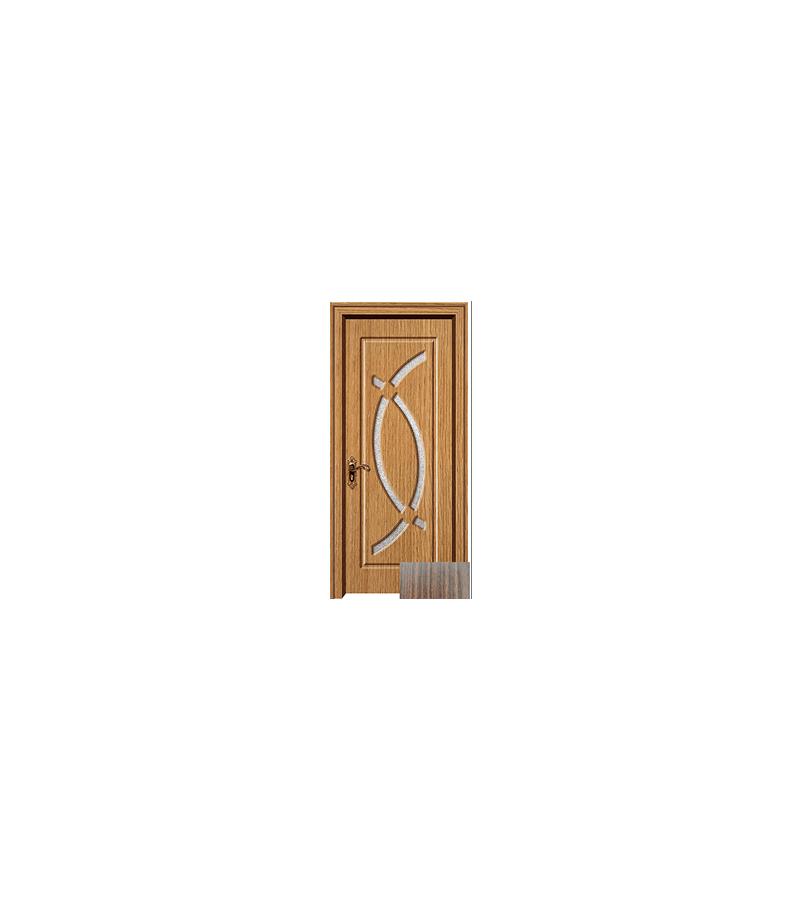 კარი მინით  OP-104 ზომა  215*75*4 ფერი  Walnut (7-5)