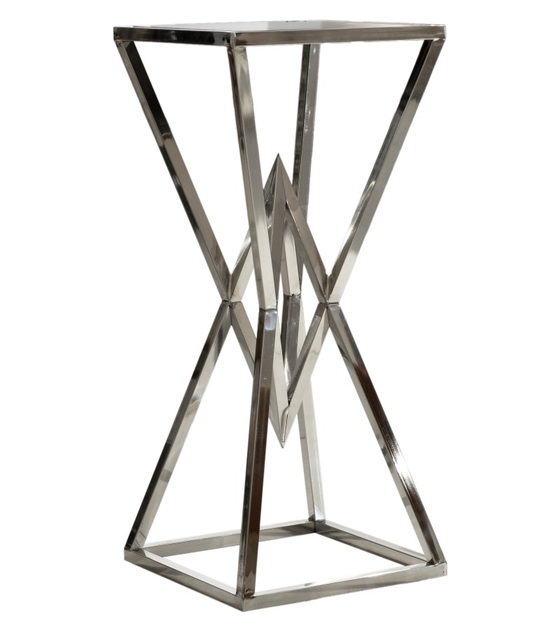 კონსოლი  FSJYT-1818-80  ზომა:35*35*80  ფერი: SILVER+BLACK