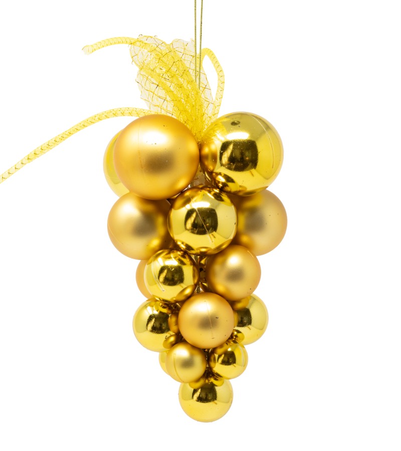 საახალწლო სათამაშო  21ც  3-6სმ  PMGY-2518  ფერი:GOLD