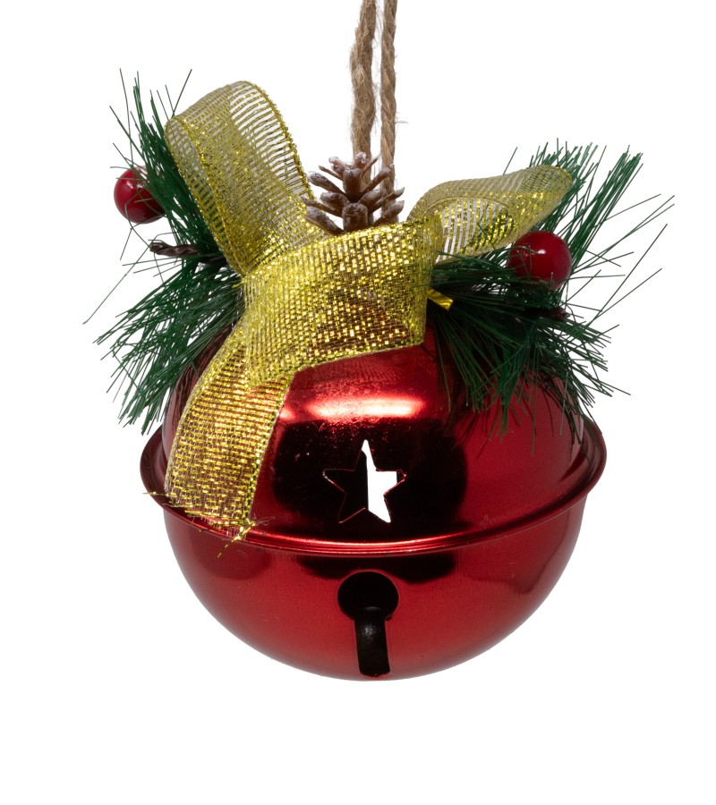 საახალწლო სათამაშო  ზარები   LILI-2518  ( HT2510 )  ზომა: 8 სმ