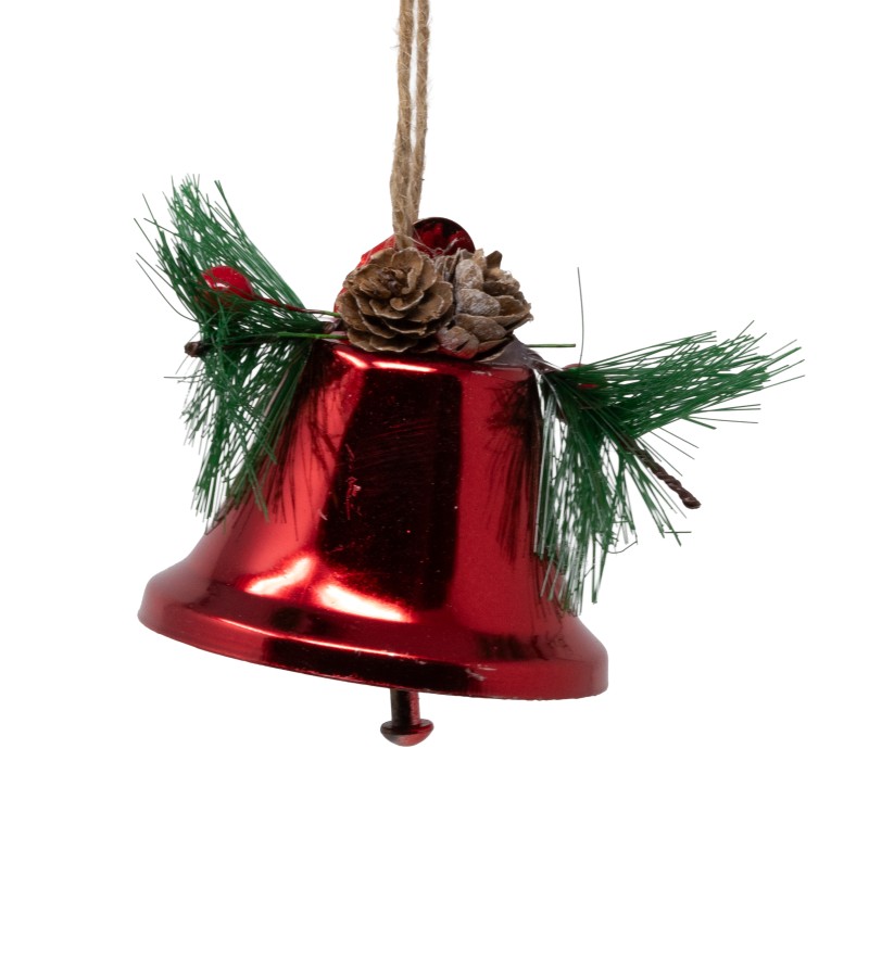 საახალწლო სათამაშო  ზარები   LILI-2517 ( HT2515 )  ზომა: 8 სმ