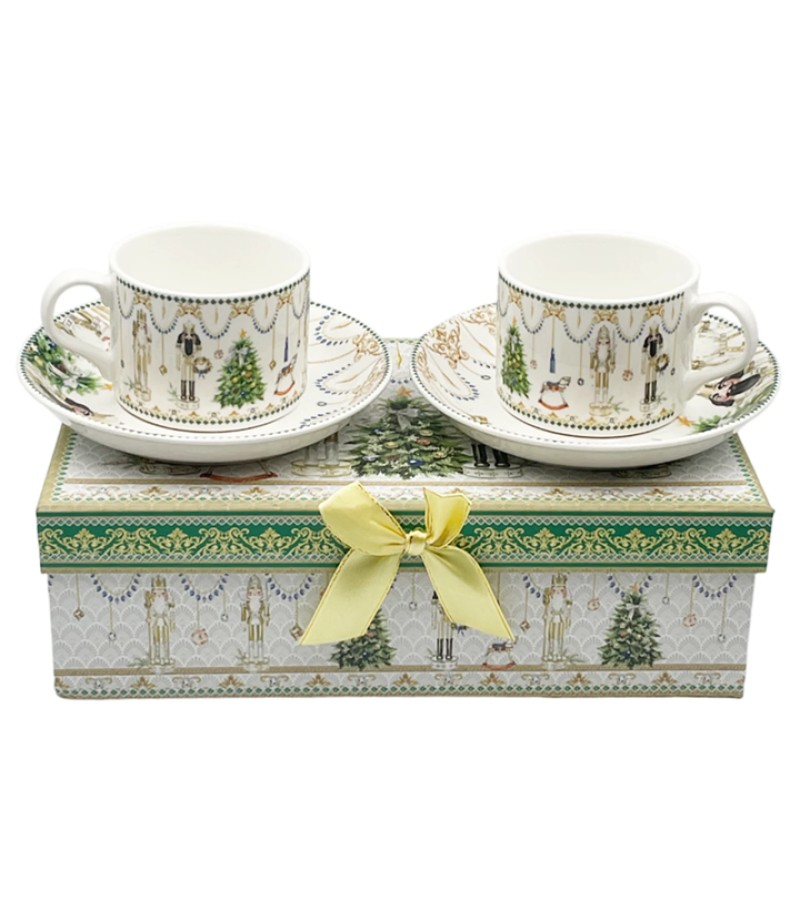 საახალწლო კერამიკული ჭიქა ლამბაქით  2ც  LC013S2/208   160ml