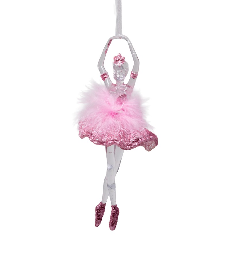 საახალწლო სათამაშო  ბალერინა   (SLSD-2505)  #5  ზომა:18*7 სმ