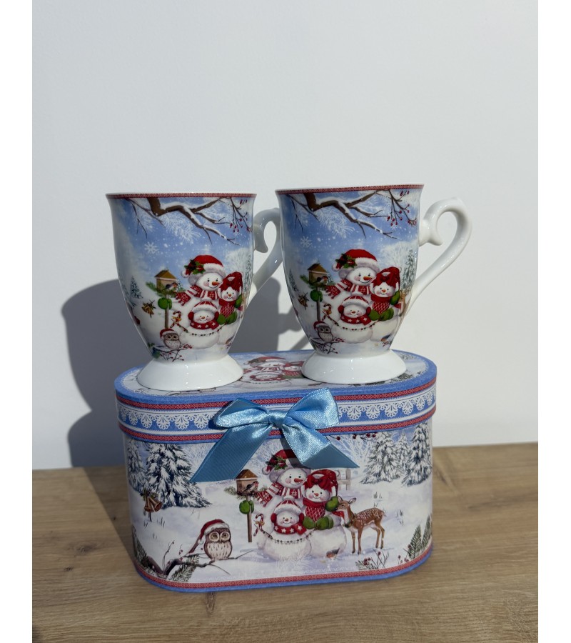 საახალწლო კერამიკული ჭიქა  2ც  LC004S2/211   300ml