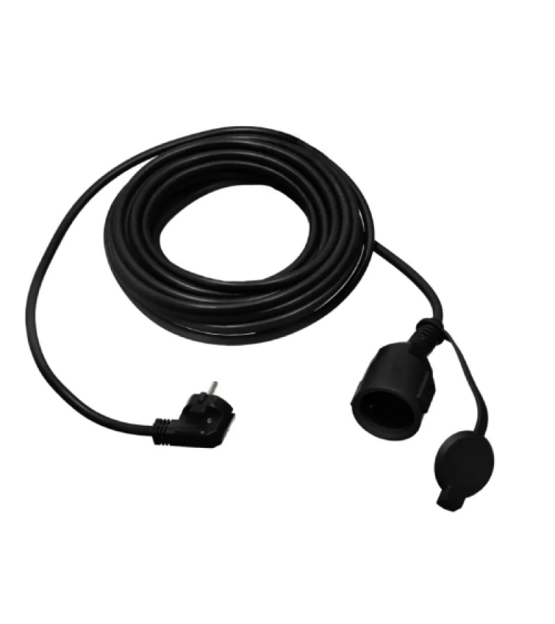 ელ გამაგრძელებელი  25 მ  შავი  # 800.825.110  (3X1,5მმ)   TEB ELEKTRIK 