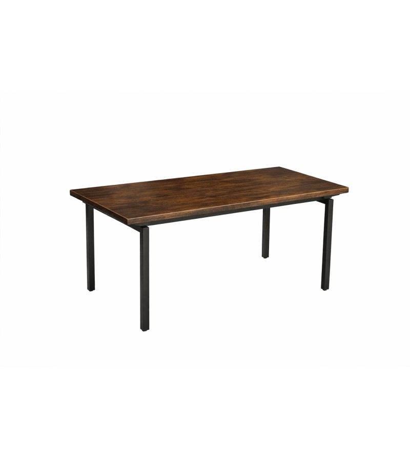 სამზარეულოს მაგიდა  DT082  MDF ASH WOOD VENEER   ზომა 180*90*75