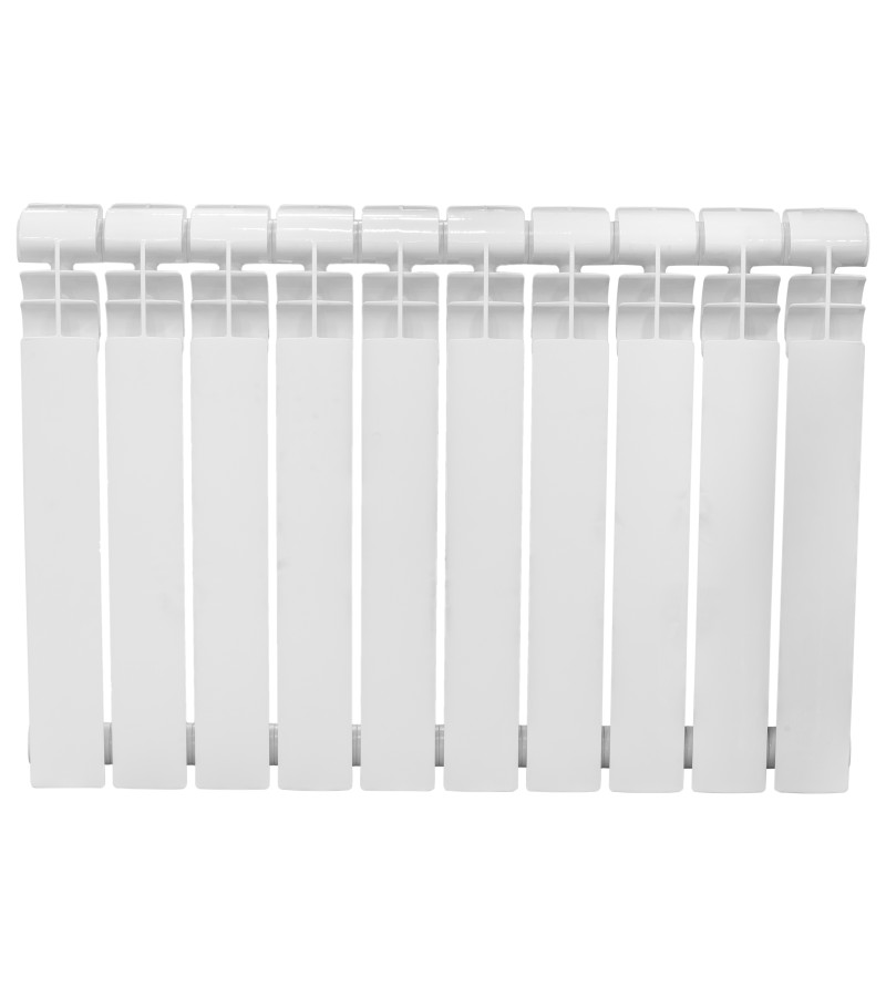 სექციური რადიატორი  ბიმეტალი  SHUFT 500 BM / White  50სმ  (10 სექ.)   მწარ. SHUFT