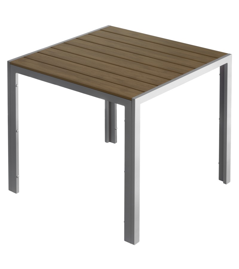 მაგიდა ალუმინის FSGL-T157  ზომა:80*80*75