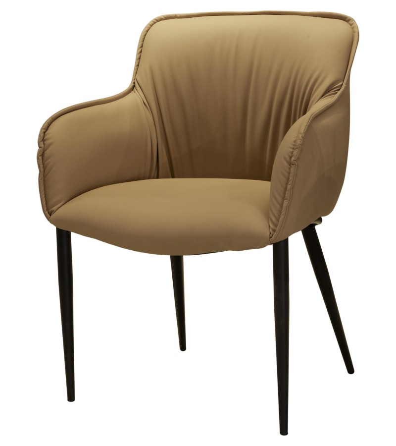 სკამი ლითონის ფეხით  FSZHH-#010-BE ფერი: HAKI