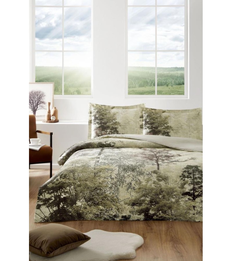 თეთრეულის ნაკრები  TANNE  1-საწ. ფერი YESIL  მწარ. OZDILEK