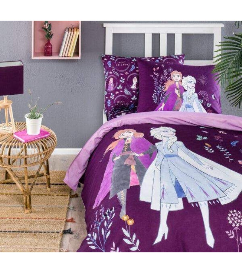 თეთრეულის ნაკრები  FROZEN  1-საწ. ფერი LILA  მწარ. OZDILEK