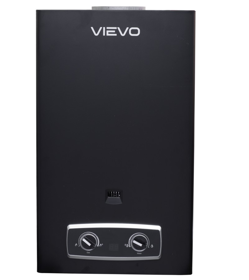 გაზის წყალგამცხელებელი   PU1020A-02-XX  12ლტ.  ( შავი )  MDS01.0002   მწარ. VIEVO