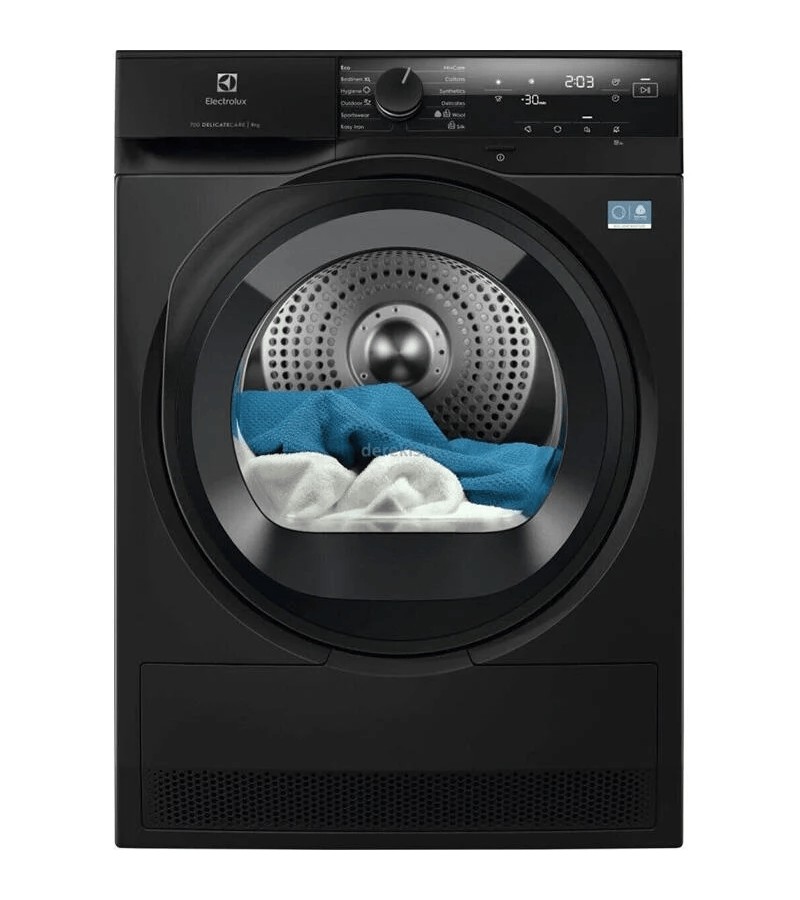 საშრობი 10 კგ  EW7D495UDJE  შავი  Electrolux