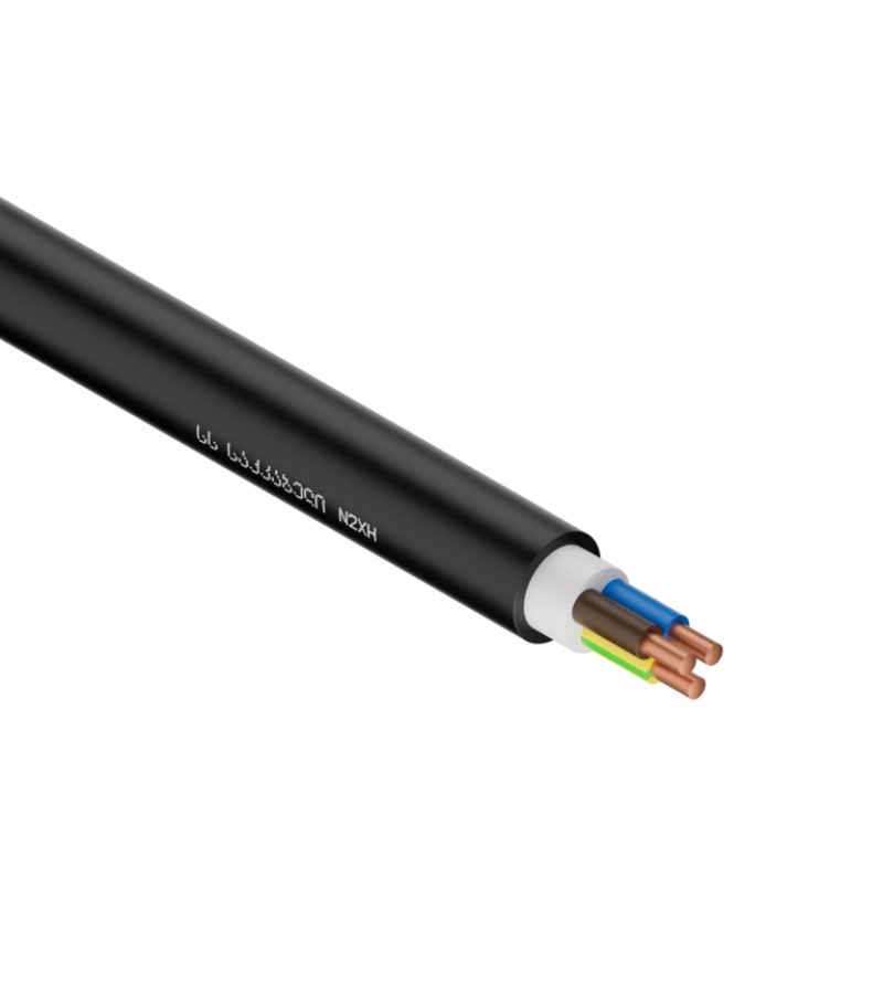 ელ. სადენი  3 * 6 mm2  N2XH  მრავალწვერა   UNAL CABLO